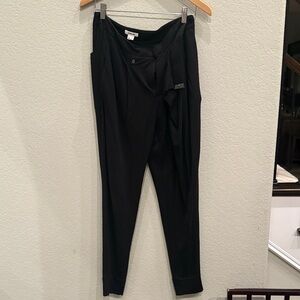 Helmut Lang Women’s Cross Elegant Black Dress Pants